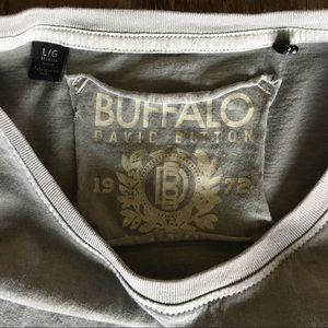 Buffalo David Bitton Shirts - MENS Buffalo David Bitton | soft gray and leather Buffalo David Bitton Shirts - MENS Buffalo David Bitton | soft gray and leather
